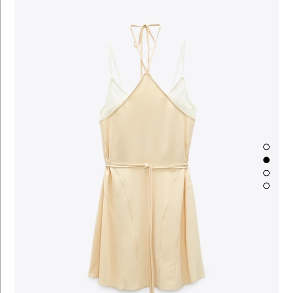 Nwt Zara Combination Lace Dress 